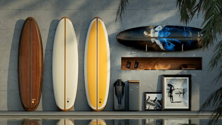 LIND boards and equipment displayed as design objects